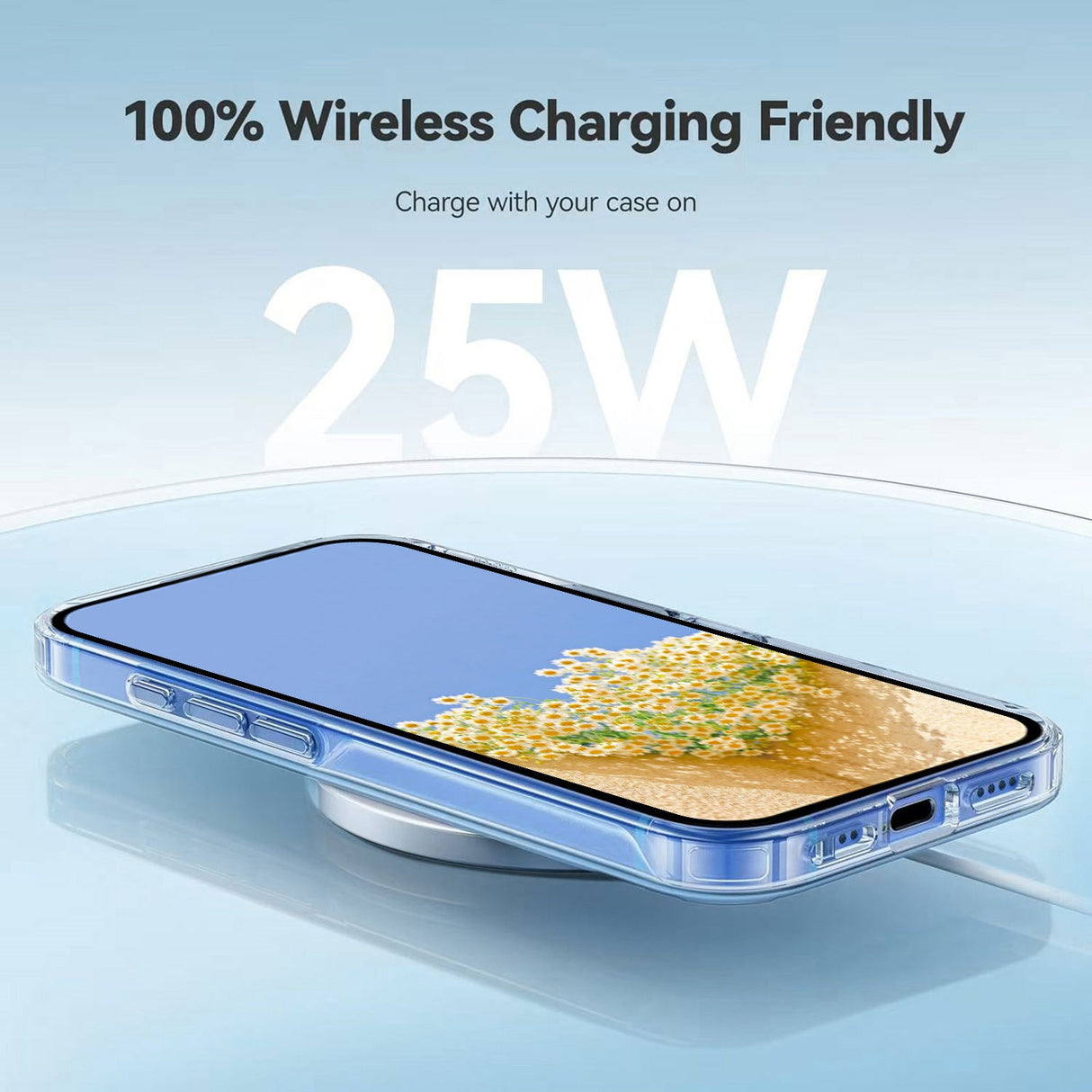 Samsung Galaxy S26 Ultra EIDERWOOD Flexibel Plast Skal m. Mönster - Genomskinlig / Vilda Blommor