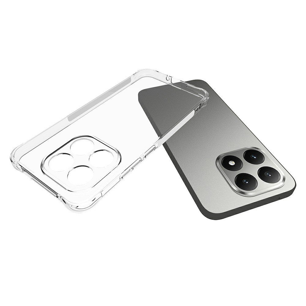 Xiaomi 15T EIDERWOOD Flexibelt Plast Skal med Stötdämpande Hörn - Genomskinlig