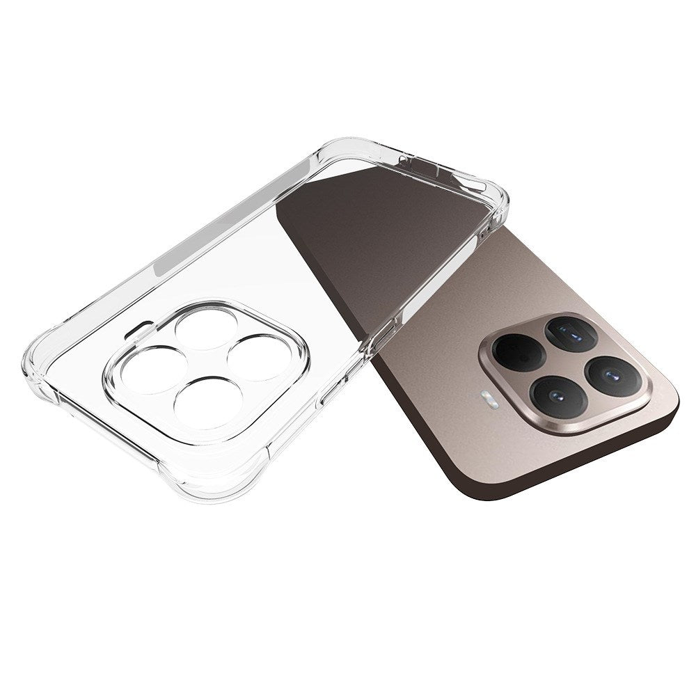 Xiaomi 15T Pro EIDERWOOD Flexibelt Plast Skal med Stötdämpande Hörn - Genomskinlig