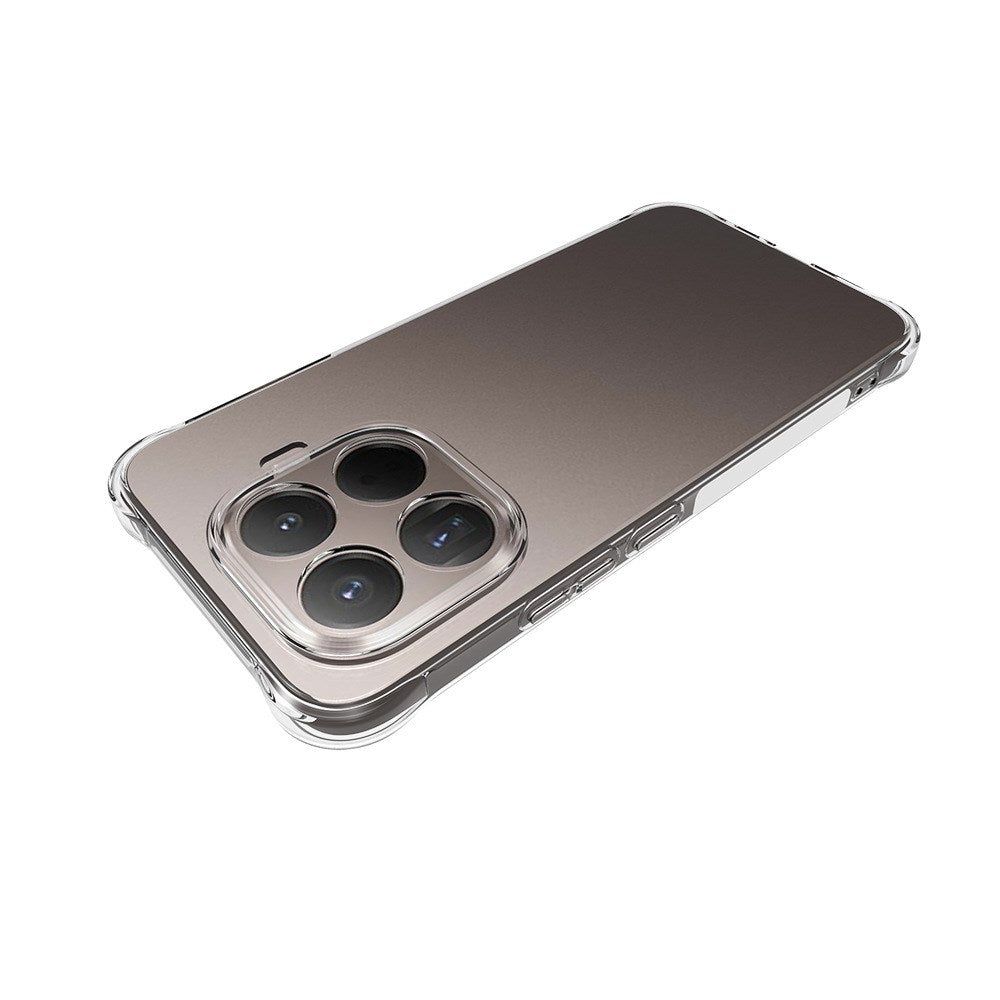 Xiaomi 15T Pro EIDERWOOD Flexibelt Plast Skal med Stötdämpande Hörn - Genomskinlig