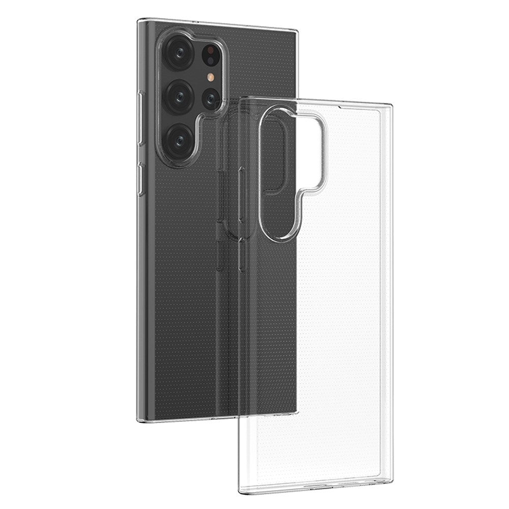 EIDERWOOD Samsung Galaxy S23 Ultra Flexibelt Plast Skal - Transparent