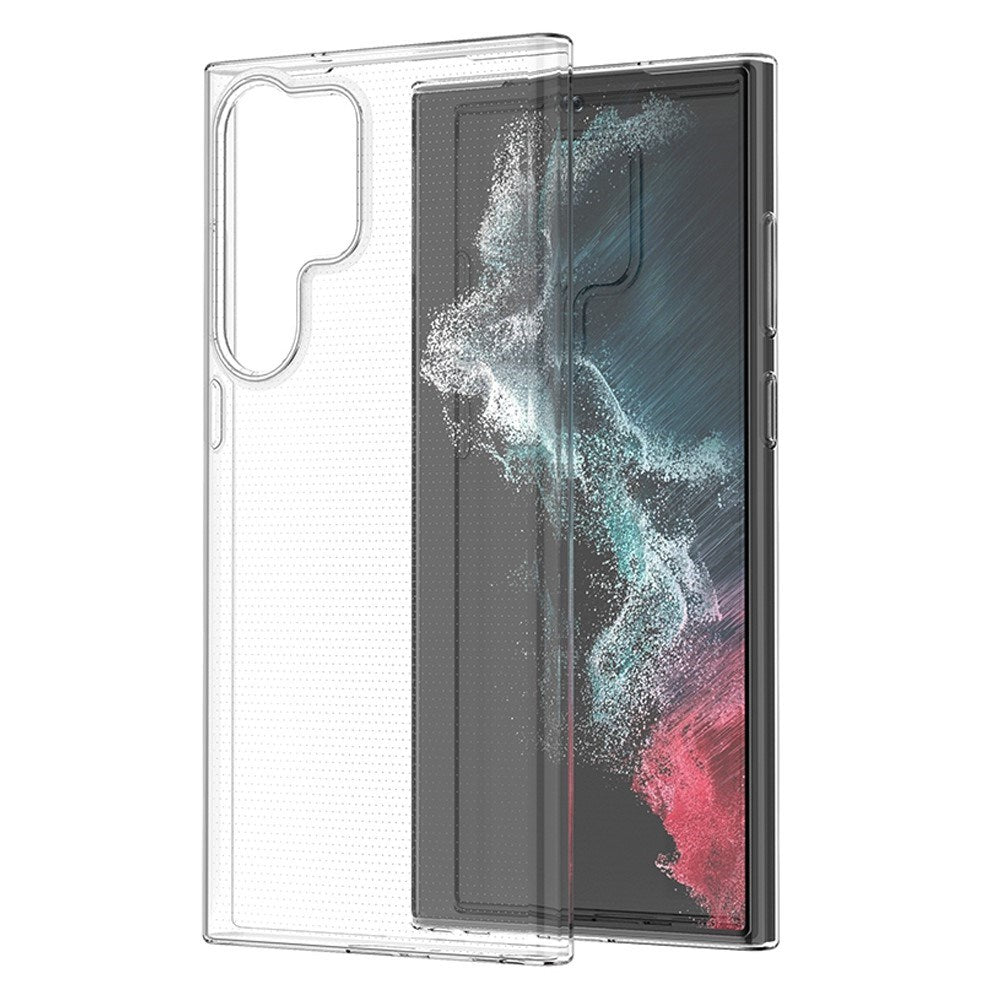 EIDERWOOD Samsung Galaxy S23 Ultra Flexibelt Plast Skal - Transparent
