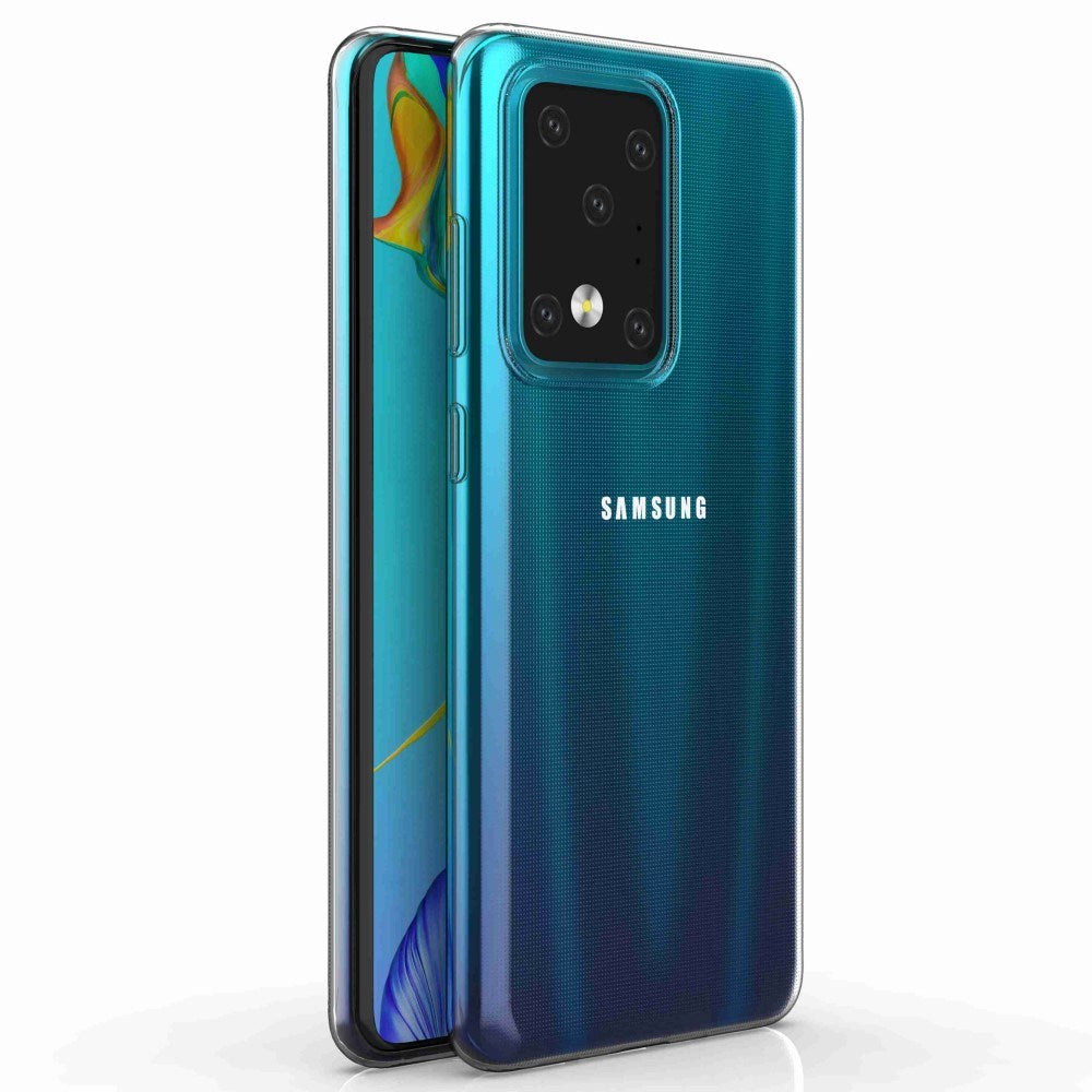 EIDERWOOD Samsung Galaxy S20 Ultra Flexibelt Plast Bakside Skal - Genomskinlig