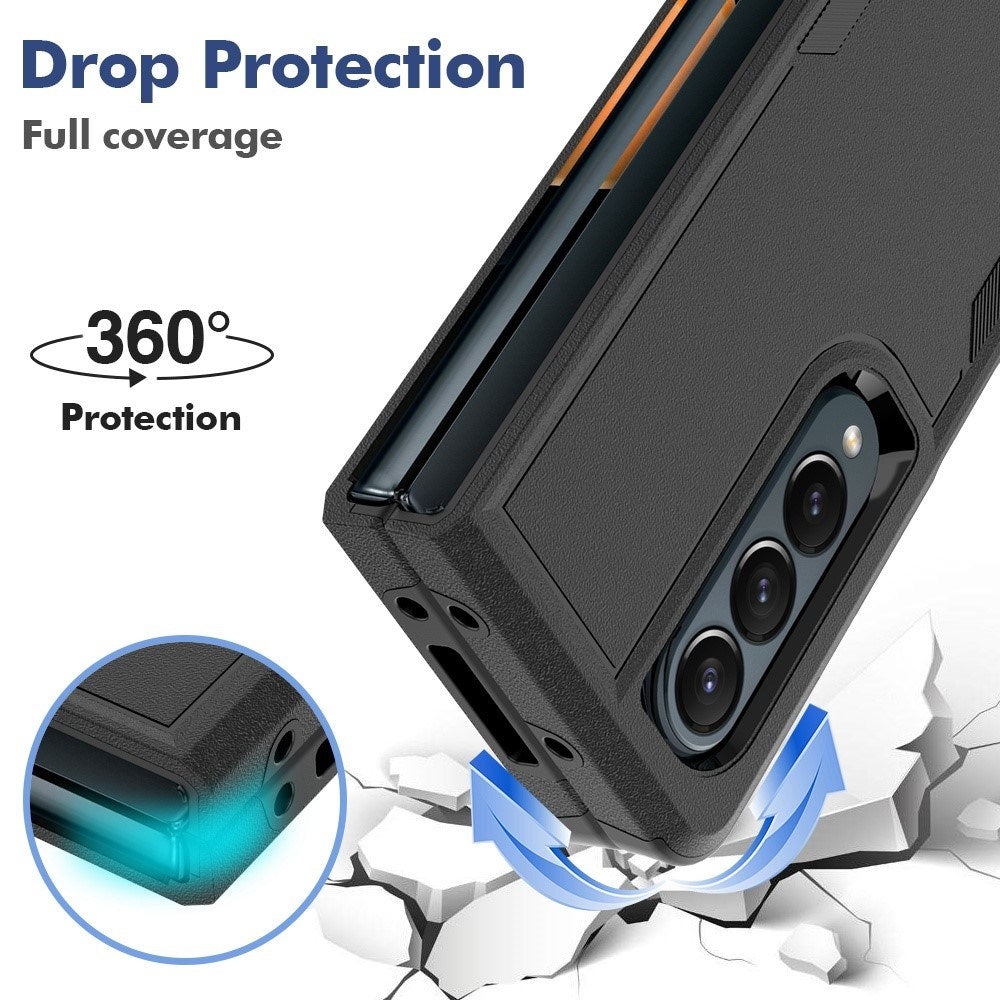 EIDERWOOD Samsung Galaxy Z Fold4 (5G) Hybrid Hantverkare Skal - Svart