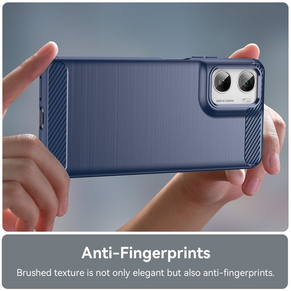 Motorola Moto G06 / G06 Power EIDERWOOD Carbon Fiber Skal - Blå