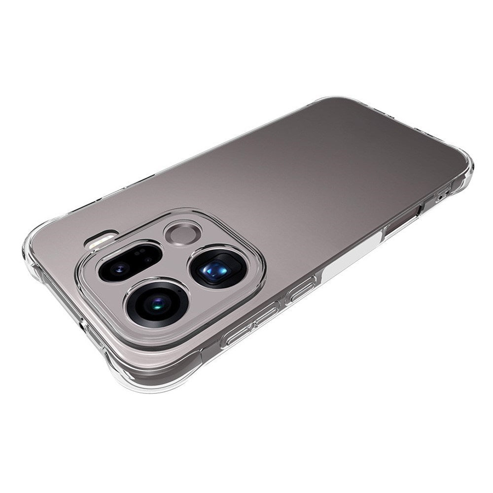 EIDERWOOD OPPO Find X9 Pro Flexibelt Plast Skal m. Stötdämpande Hörn - Genomskinlig