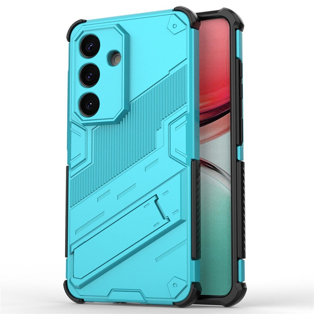 Samsung Galaxy S26 / S26 Pro EIDERWOOD Hybrid Hantverkar Skal m. Kickstand - Blå