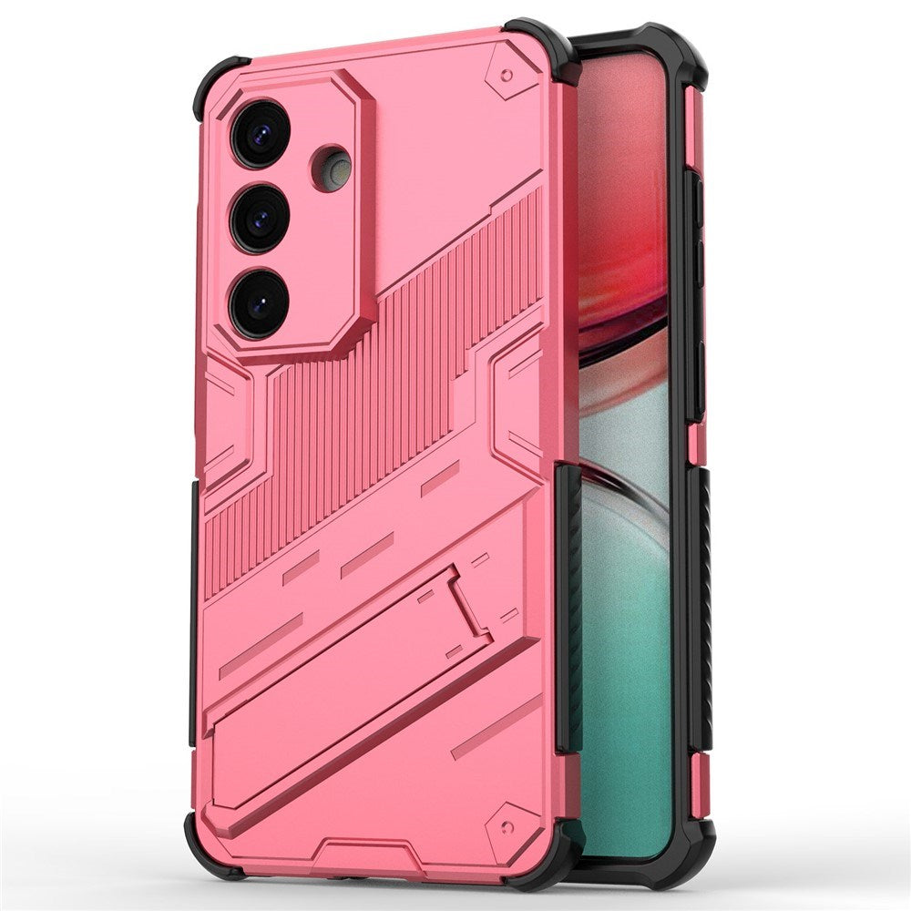Samsung Galaxy S26 / S26 Pro EIDERWOOD Hybrid Hantverkar Skal m. Kickstand - Rosa