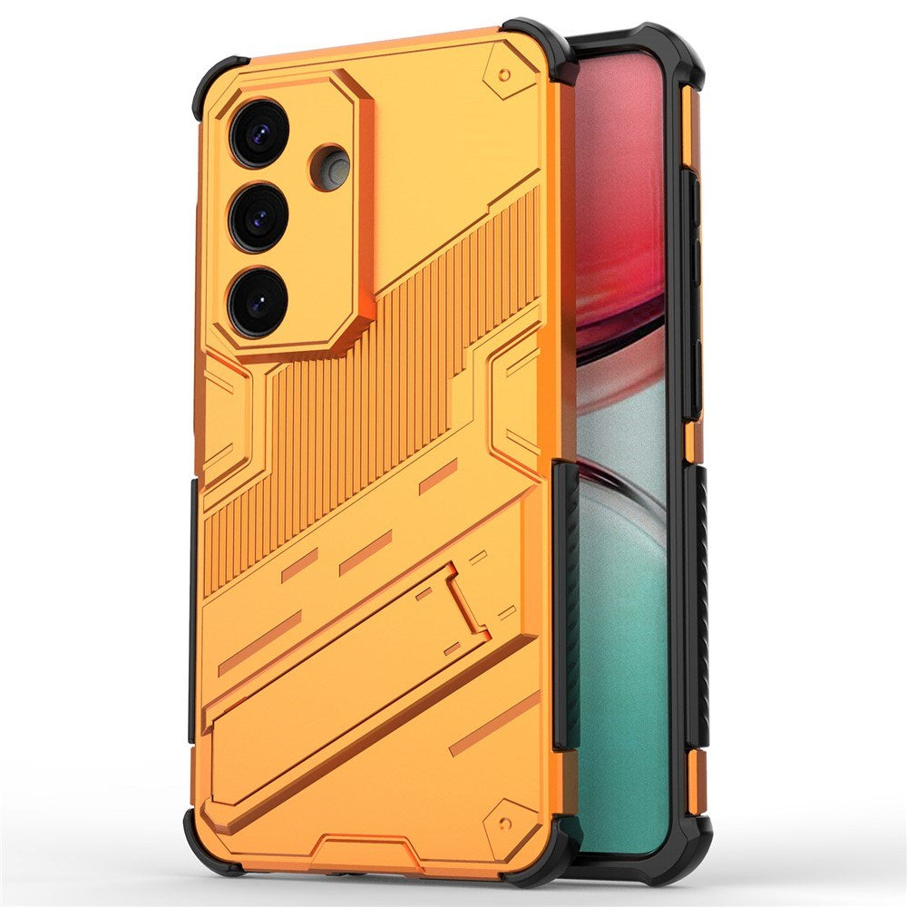 Samsung Galaxy S26 / S26 Pro EIDERWOOD Hybrid Hantverkar Skal m. Kickstand - Orange