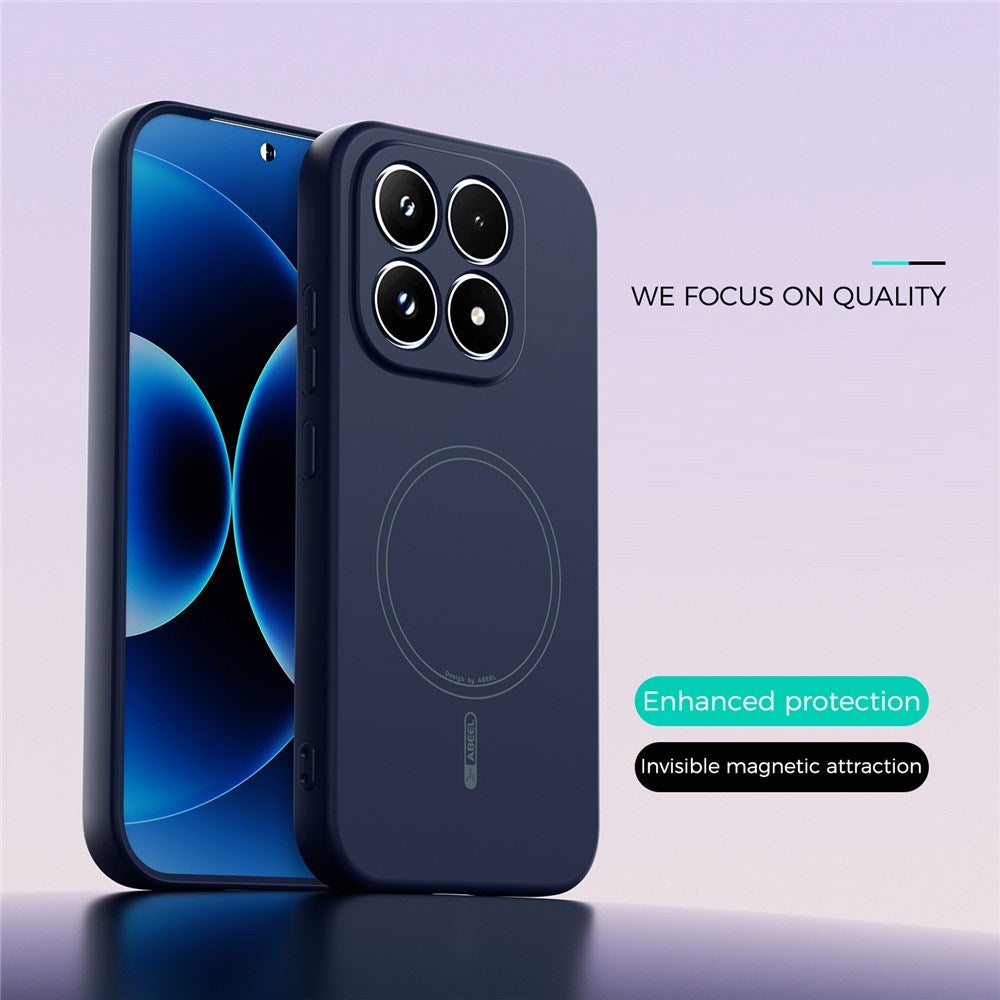 Xiaomi 17 Silikon Skal - MagSafe Kompatibel - Mörkblå