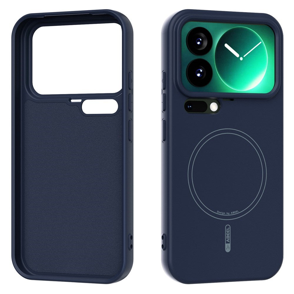 Xiaomi 17 Pro Silikon Skal - MagSafe Kompatibel - Mörkblå