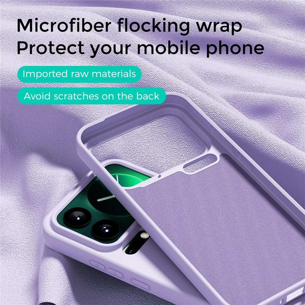 Xiaomi 17 Pro Max Silikon Skal - MagSafe Kompatibel - Lila