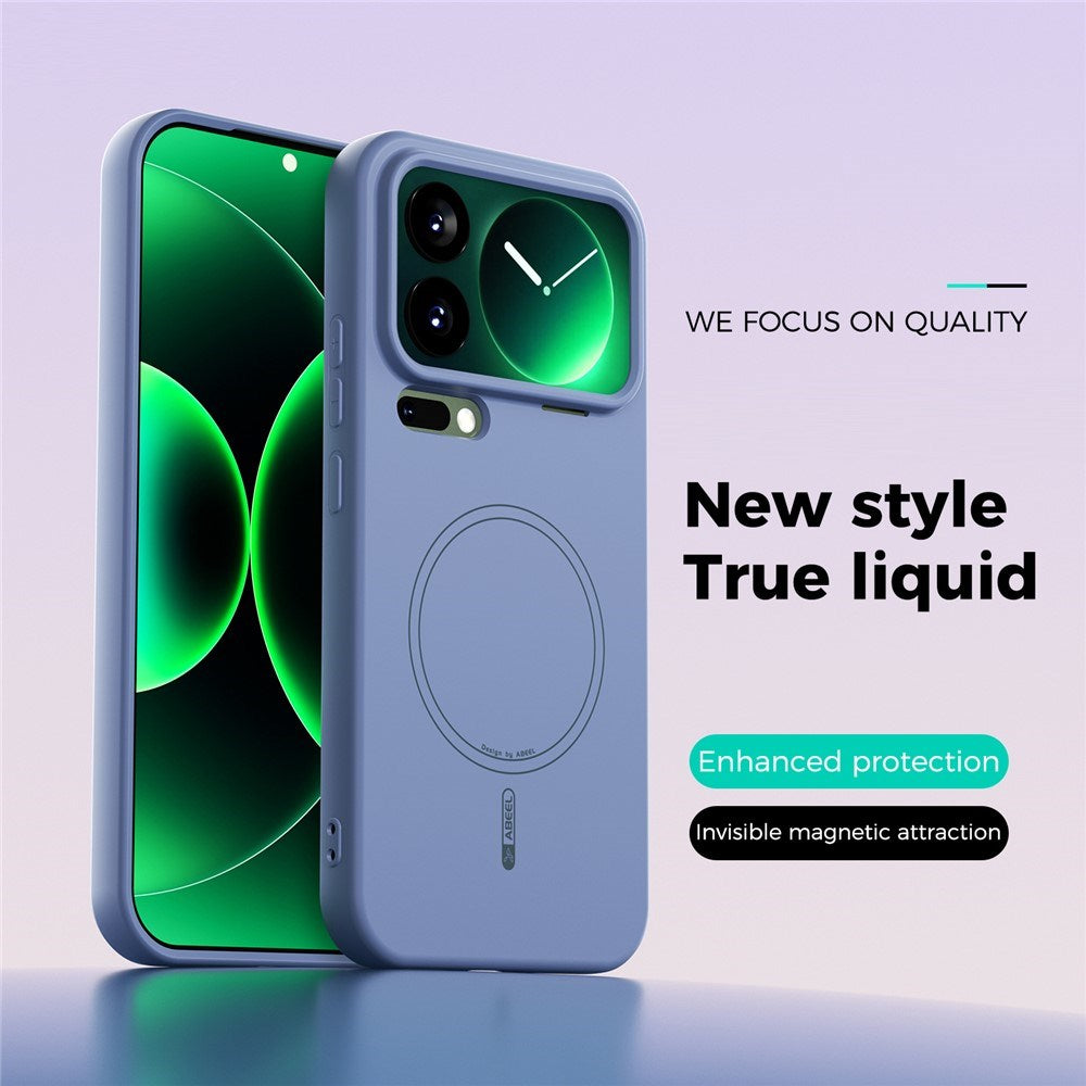 Xiaomi 17 Pro Max Silikon Skal - MagSafe Kompatibel - Blå