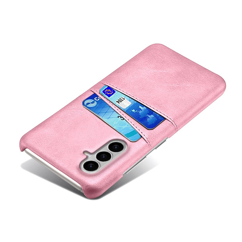 Samsung Galaxy S26 / S26 Pro EIDERWOOD Konstläder Skal m. Korthållare - Rosa