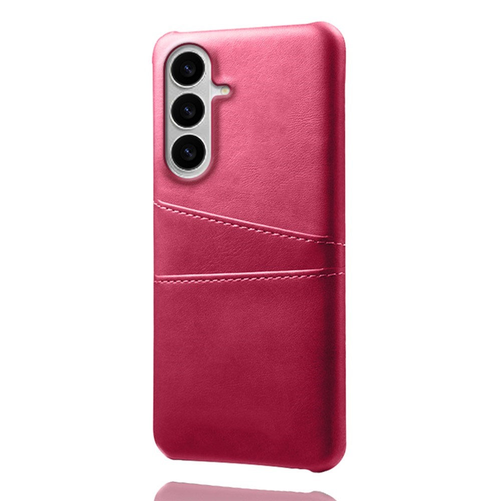 Samsung Galaxy S26 / S26 Pro EIDERWOOD Konstläder Skal m. Korthållare - Pink
