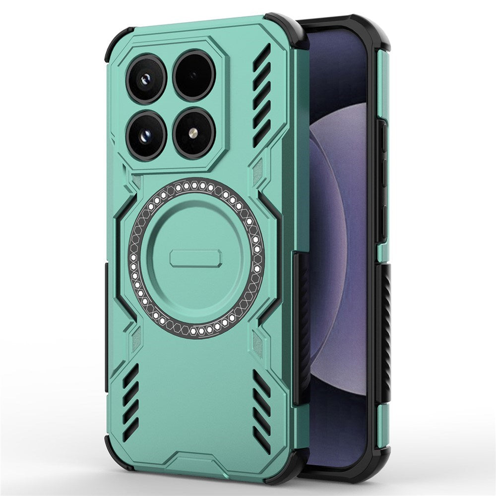Xiaomi 17 EIDERWOOD Hybrid Tåligt Skal m. Värmeavledning - Grön
