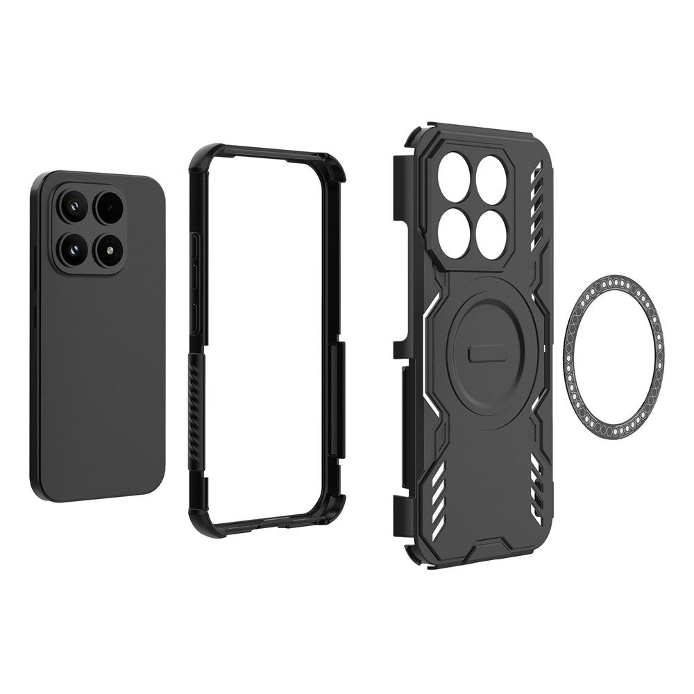 Xiaomi 17 EIDERWOOD Hybrid Tåligt Skal m. Värmeavledning - Grön