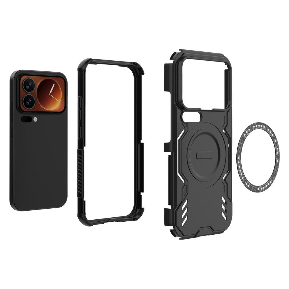 Xiaomi 17 Pro EIDERWOOD Hybrid Tåligt Skal m. Värmeavledning - Grön
