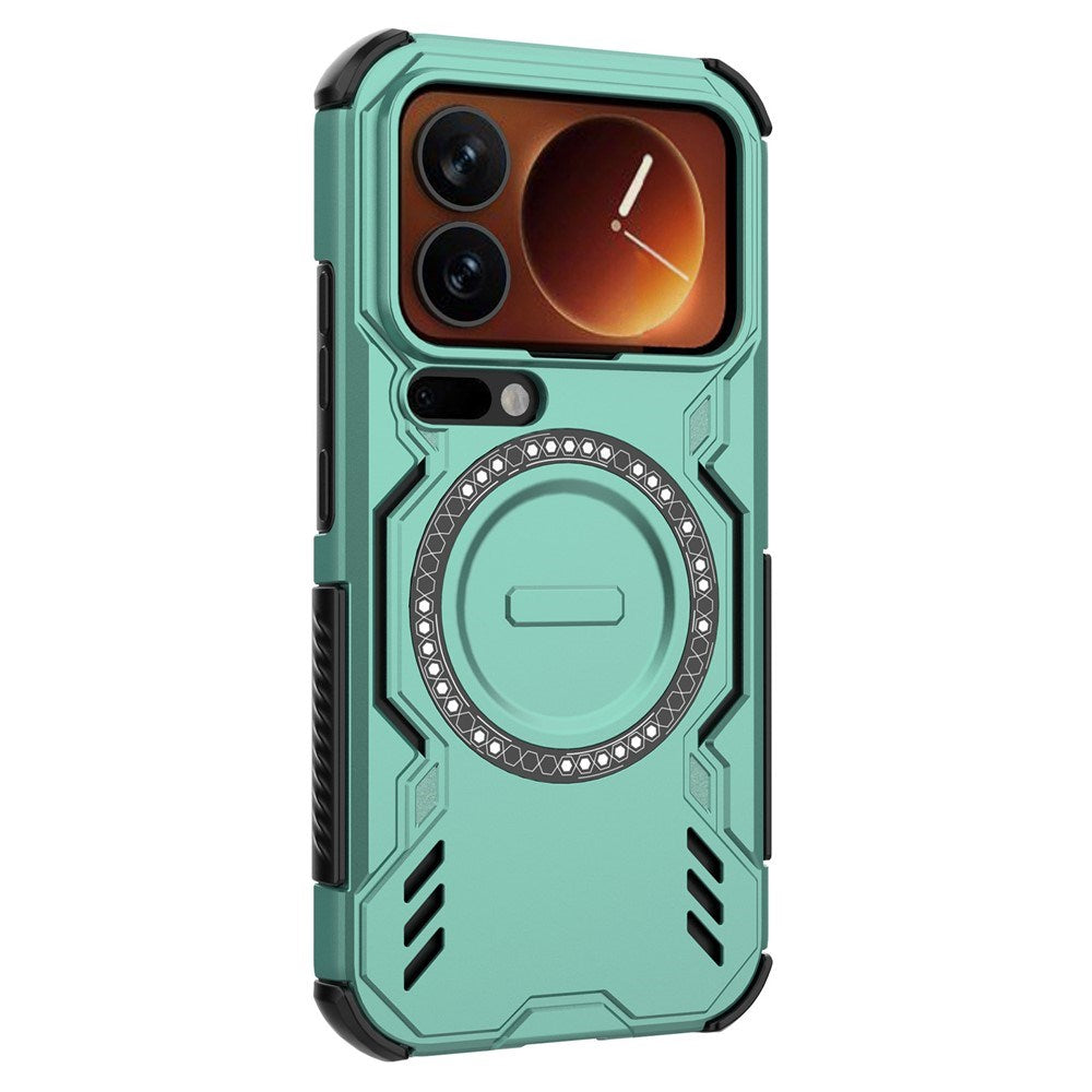 Xiaomi 17 Pro EIDERWOOD Hybrid Tåligt Skal m. Värmeavledning - Grön