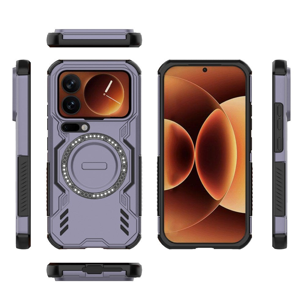 Xiaomi 17 Pro EIDERWOOD Hybrid Tåligt Skal m. Värmeavledning - Lila