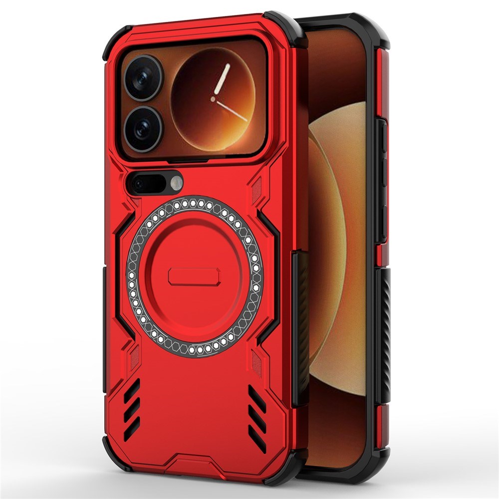 Xiaomi 17 Pro EIDERWOOD Hybrid Tåligt Skal m. Värmeavledning - Röd