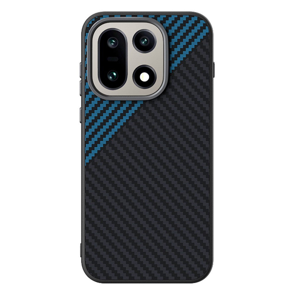 OnePlus 15 Kolfiber Skal - Svart/Blå