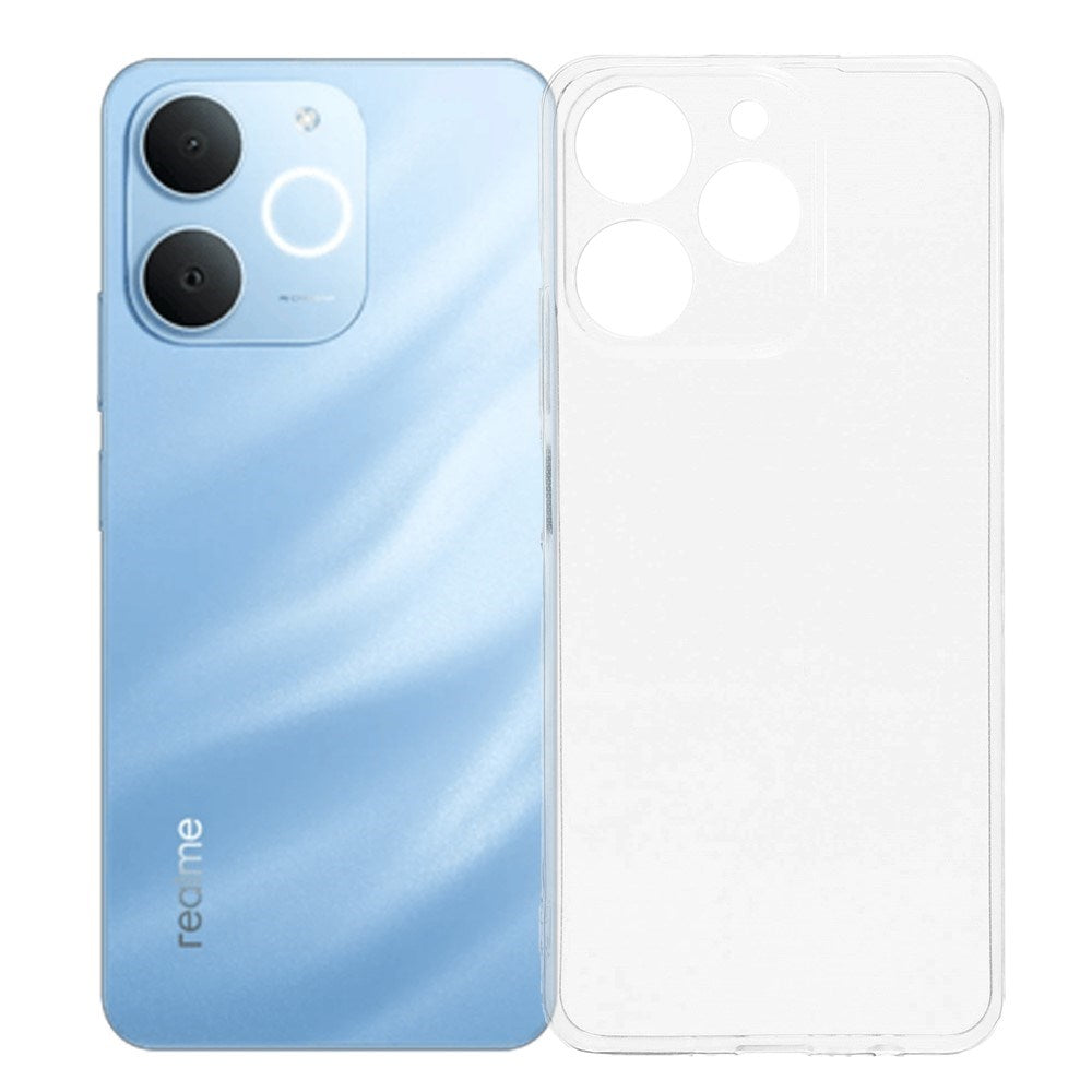 Realme Note 70T EIDERWOOD Flexibelt Plast Skal - Genomskinlig