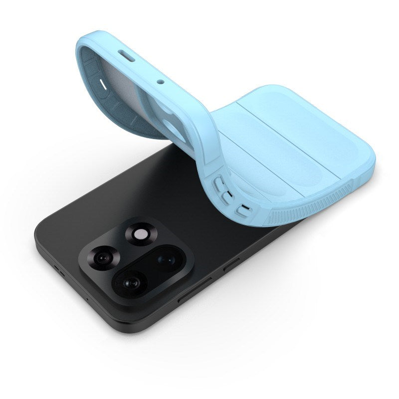 EIDERWOOD OnePlus 15 + Tåligt Skal och Skärmskydd Härdat Glas - Ljusblå