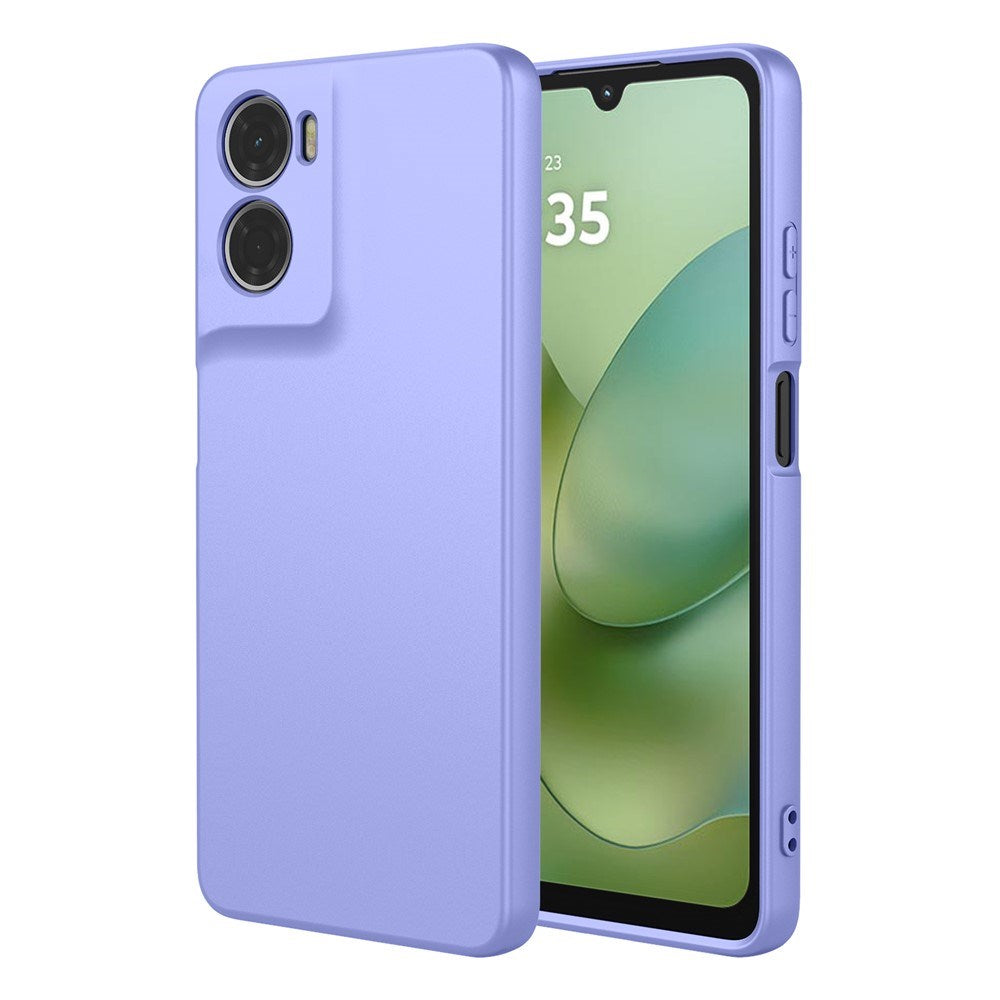 Motorola Moto G06 EIDERWOOD Flexibelt Plast Skal - Lila