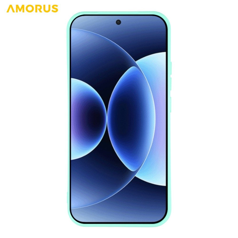 Xiaomi 17 Pro Amorus Flexibelt Plast Skal - Turkos