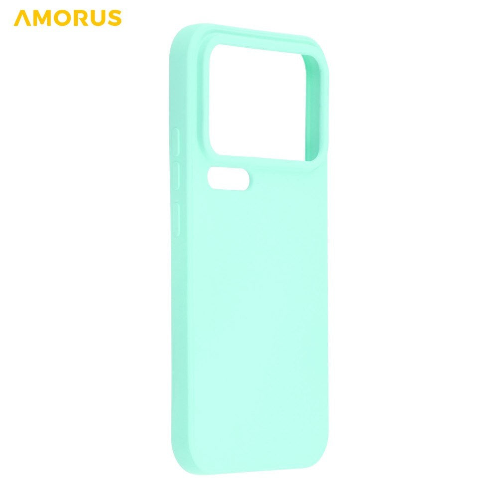 Xiaomi 17 Pro Amorus Flexibelt Plast Skal - Turkos