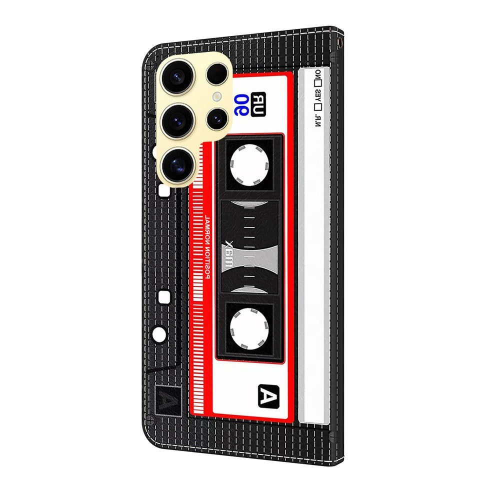 Samsung Galaxy S26 Ultra EIDERWOOD Konstläder Fodral m. Tryck - Kassettband