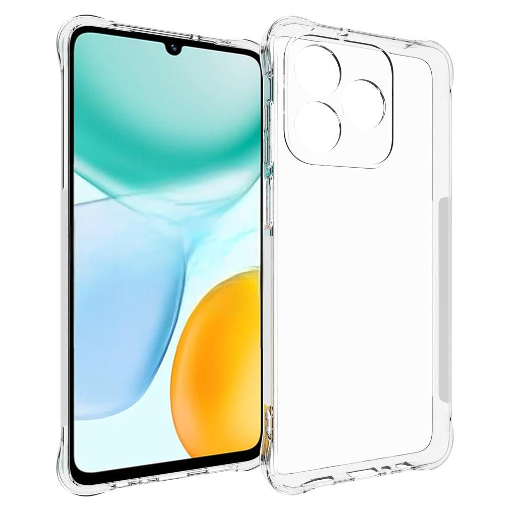 Honor X5c Plus Plast Skal m. Stötdämpande Hörn - Genomskinlig
