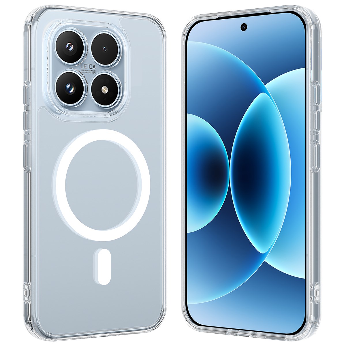 Xiaomi 17 EIDERWOOD Hybrid Plast Skal - MagSafe Kompatibel - Genomskinlig