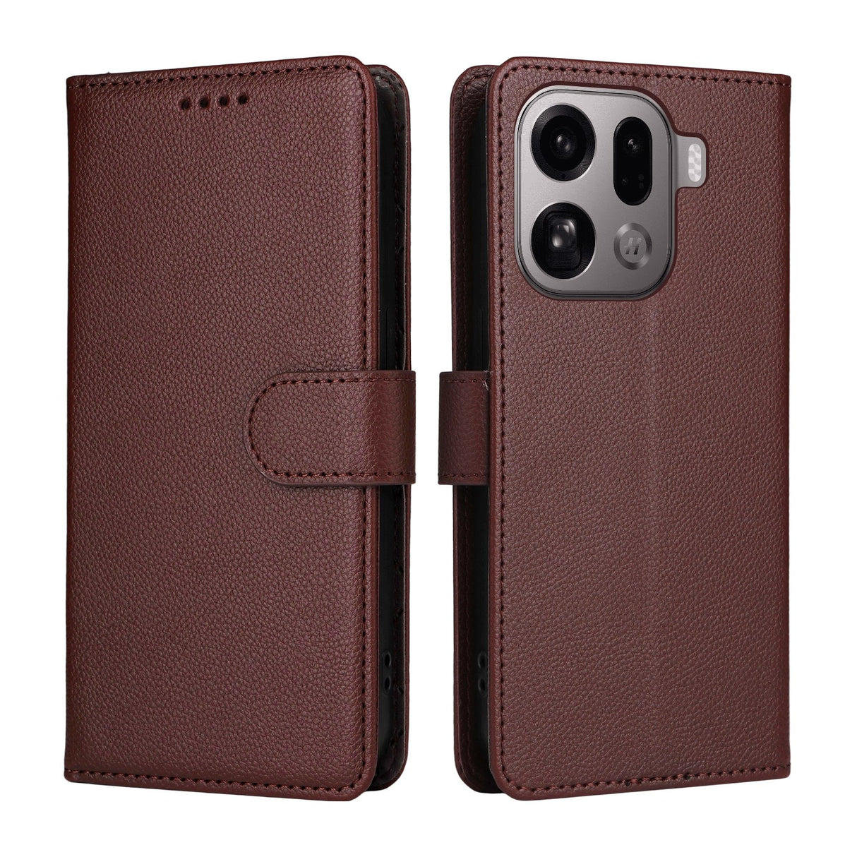 EIDERWOOD OPPO Find X9 Pro Konstläder Fodral m. Rem - Brun