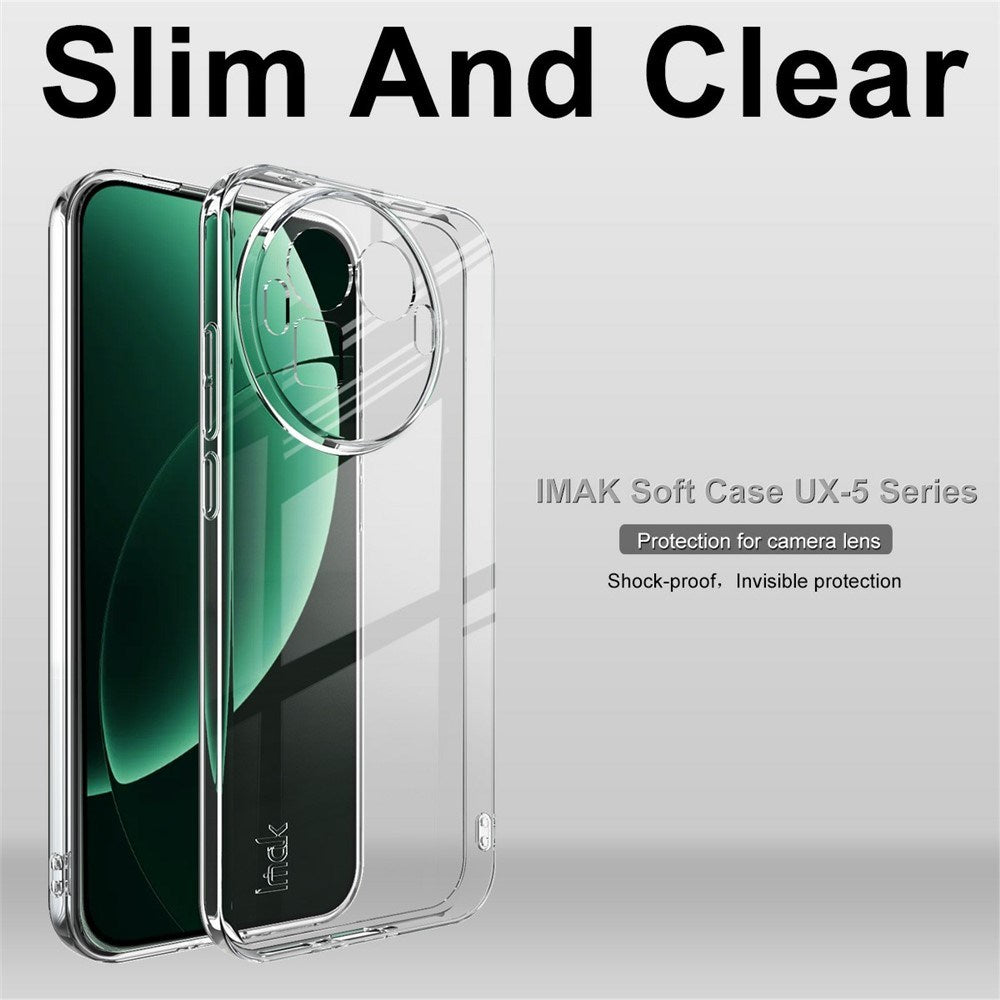 Realme GT 8 Pro IMAK Flexibelt Plast Skal - Genomskinlig