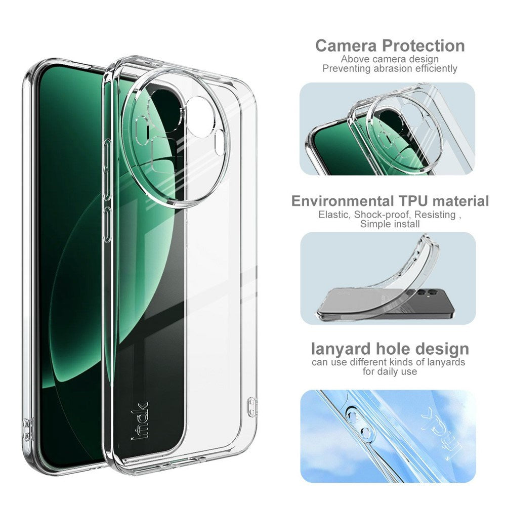 Realme GT 8 Pro IMAK Flexibelt Plast Skal - Genomskinlig