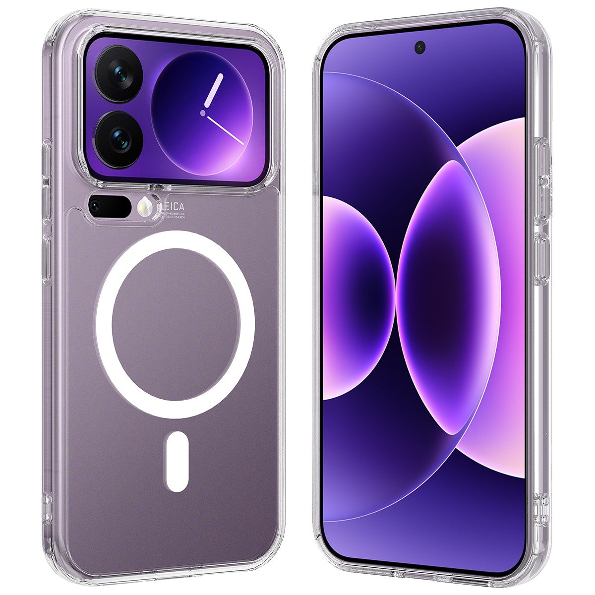 Xiaomi 17 Pro EIDERWOOD Hybrid Plast Skal - MagSafe Kompatibel - Genomskinlig