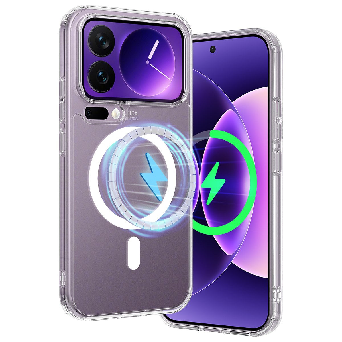 Xiaomi 17 Pro Max EIDERWOOD Hybrid Plast Skal - MagSafe Kompatibel - Genomskinlig