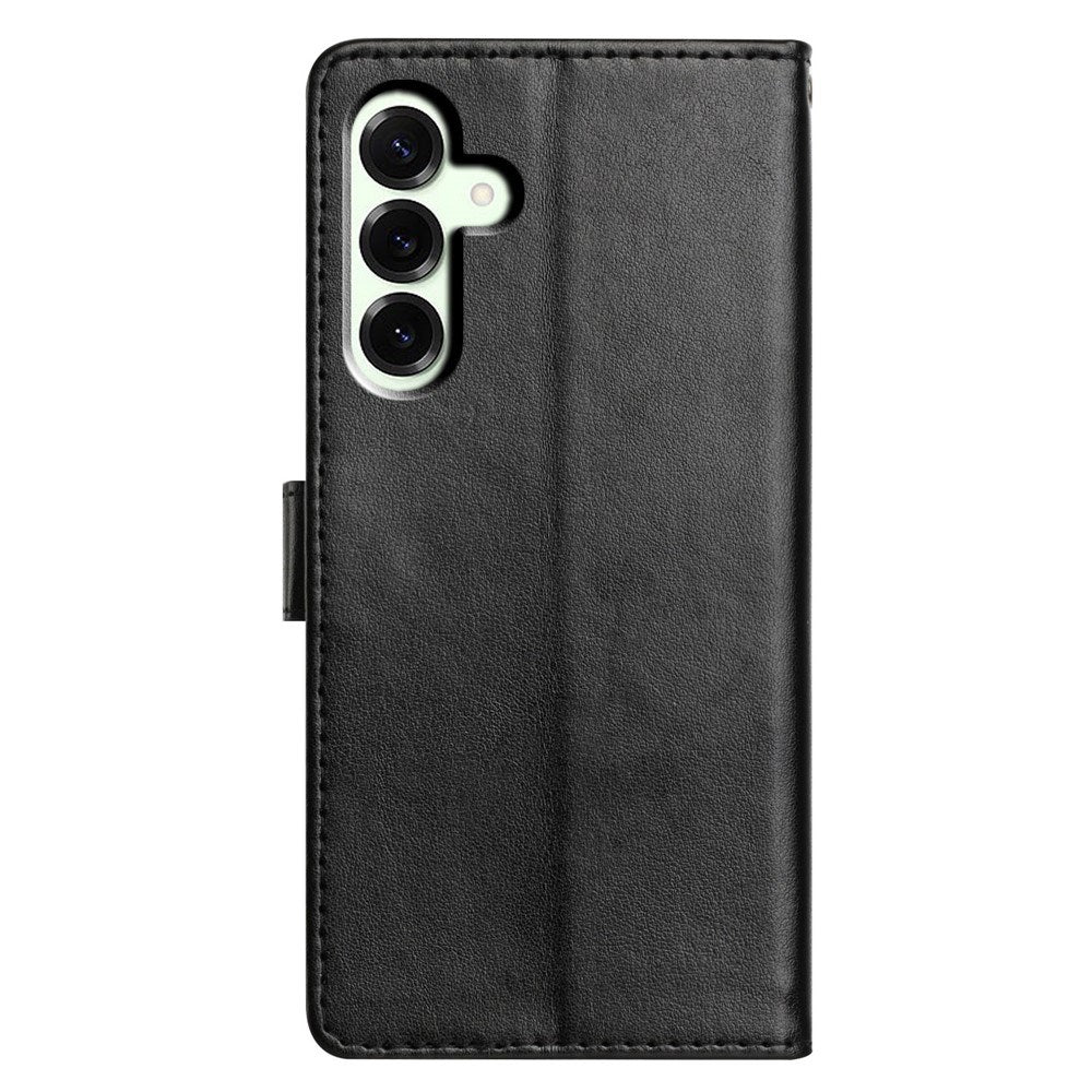 Samsung Galaxy A27 EIDERWOOD Konstläder Fodral med Rem - Svart