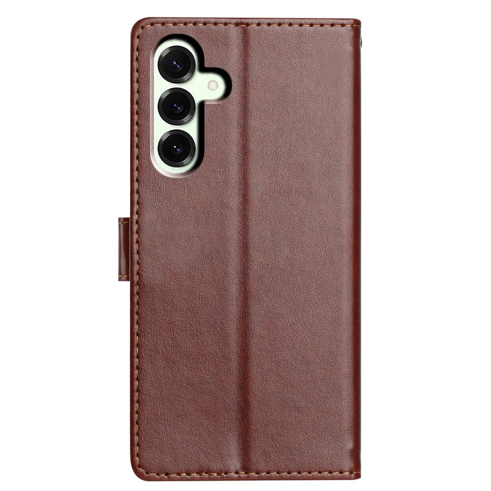 Samsung Galaxy A27 EIDERWOOD Konstläder Fodral med Rem - Brun