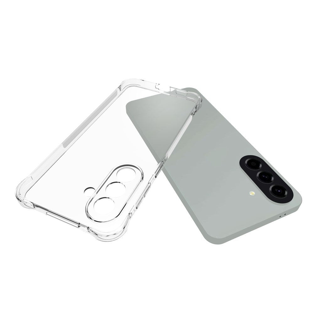 Samsung Galaxy A57 EIDERWOOD Flexibelt Plast Skal med Stötdämpande Hörn - Genomskinlig
