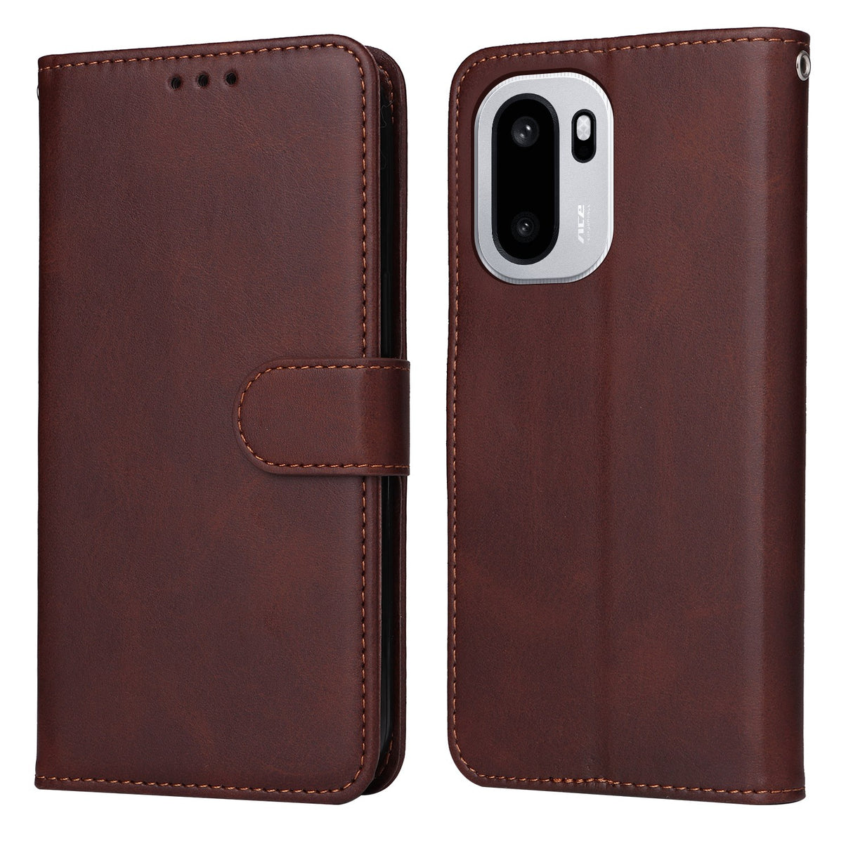 EIDERWOOD OnePlus 15R Konstläder Fodral m. Rem - Brun