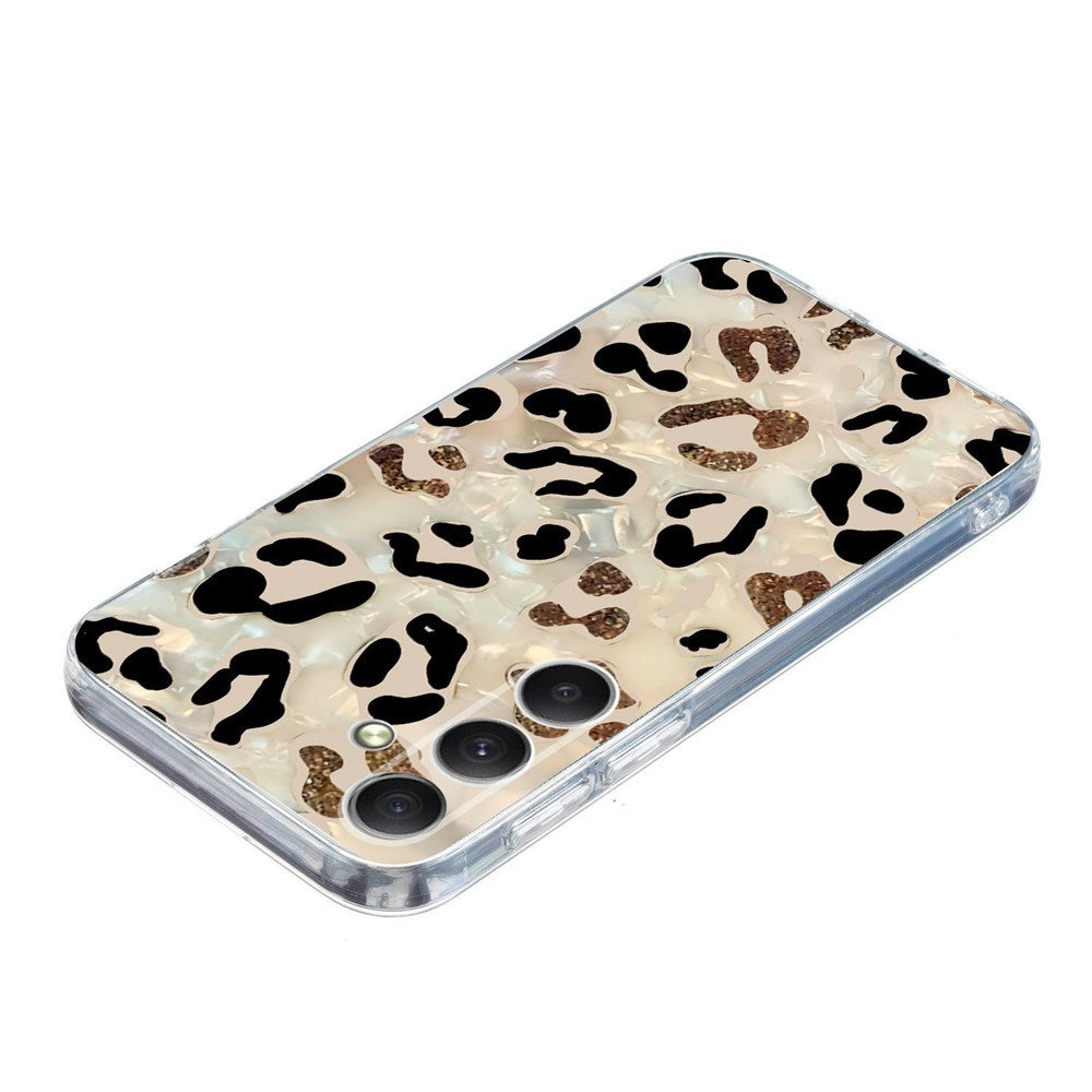 Samsung Galaxy A57 EIDERWOOD Flexibelt Plast Skal m. Mönster - Leopard