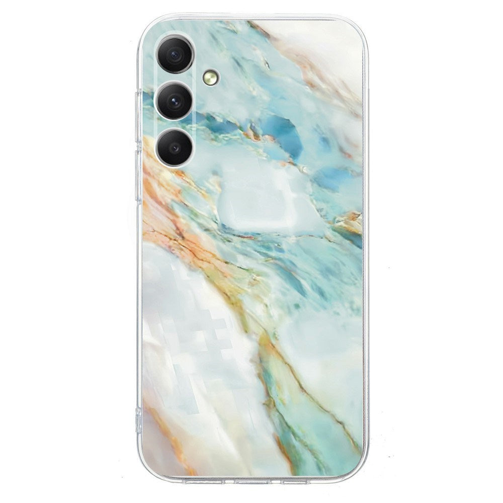 Samsung Galaxy A57 EIDERWOOD Flexibelt Plast Skal m. Mönster - Marmor
