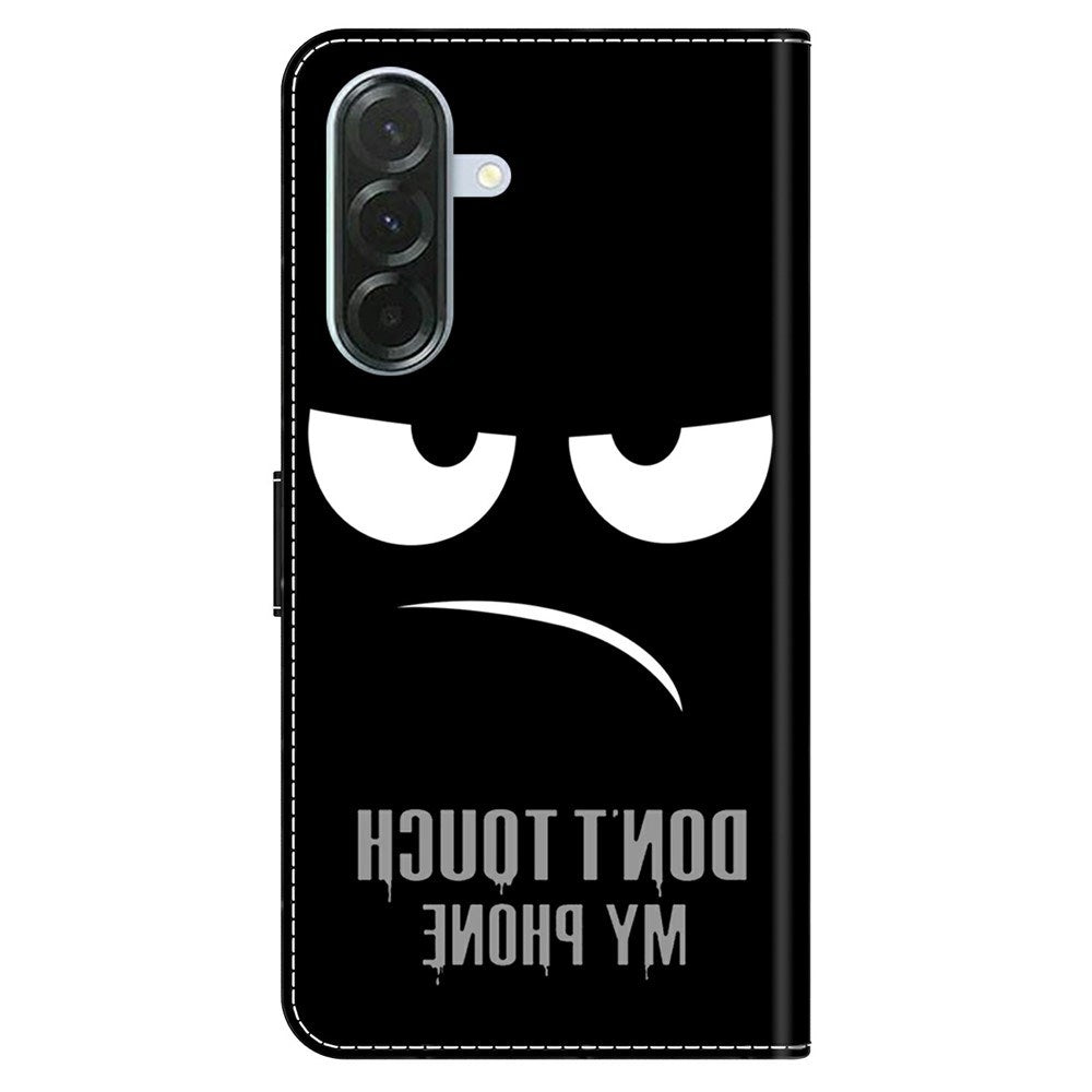 Samsung Galaxy A37 EIDERWOOD Fodral med Korthållare & Stativfunktion - "Don't Touch My Phone"