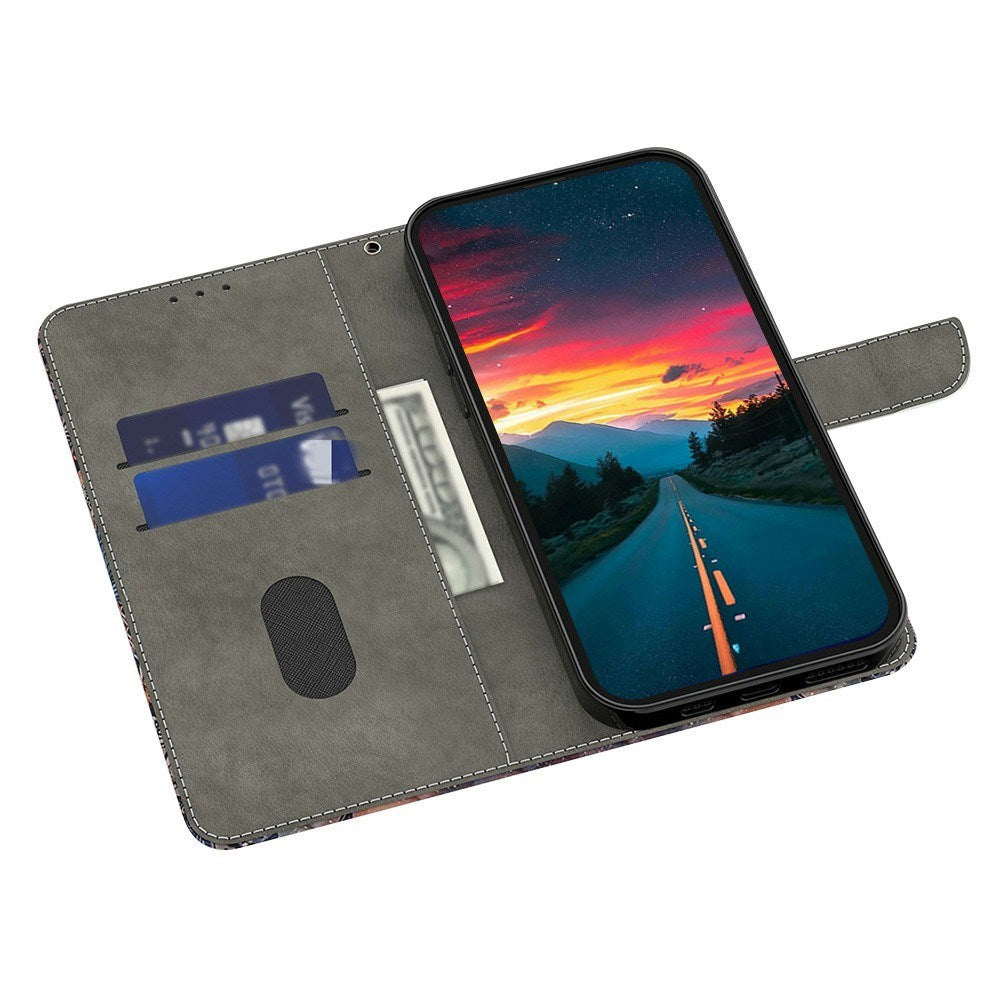 Samsung Galaxy A57 EIDERWOOD Fodral med Korthållare & Stativfunktion - "Don't Touch My Phone"