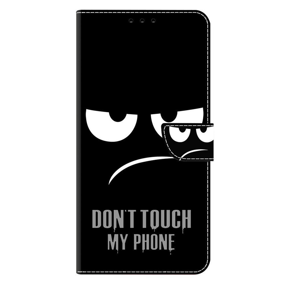 Samsung Galaxy A57 EIDERWOOD Fodral med Korthållare & Stativfunktion - "Don't Touch My Phone"