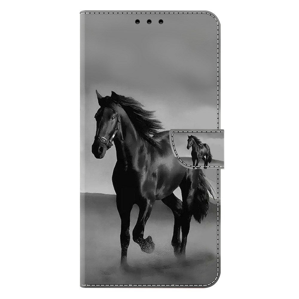 Samsung Galaxy A57 EIDERWOOD Fodral med Korthållare & Stativfunktion - Häst