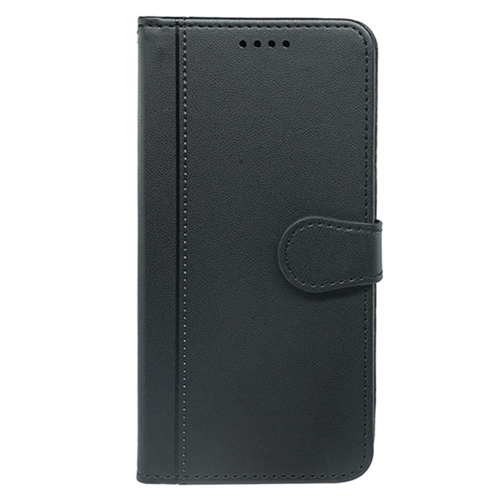 Google Pixel 10a EIDERWOOD Konstläder Fodral m. Korthållare & Stativfunktion – Svart